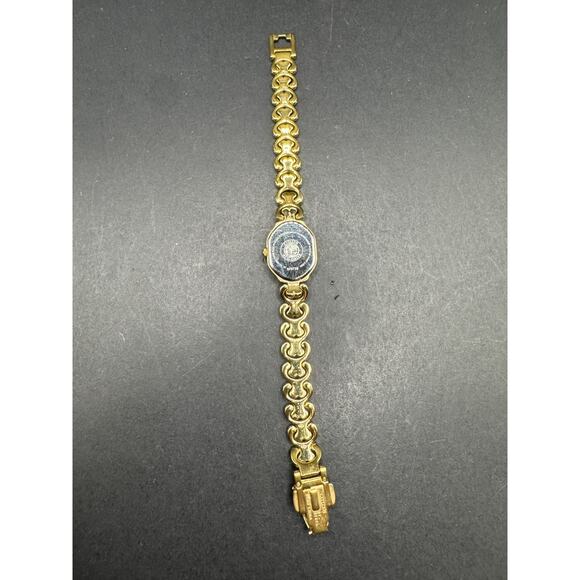 Citizen Eco-Drive B023-K003768 Gold Tone Women's Analog 17mm Wrist Watch - Picture 7 of 13